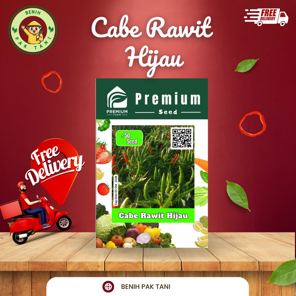 Benih Cabe Rawit Hijau F1