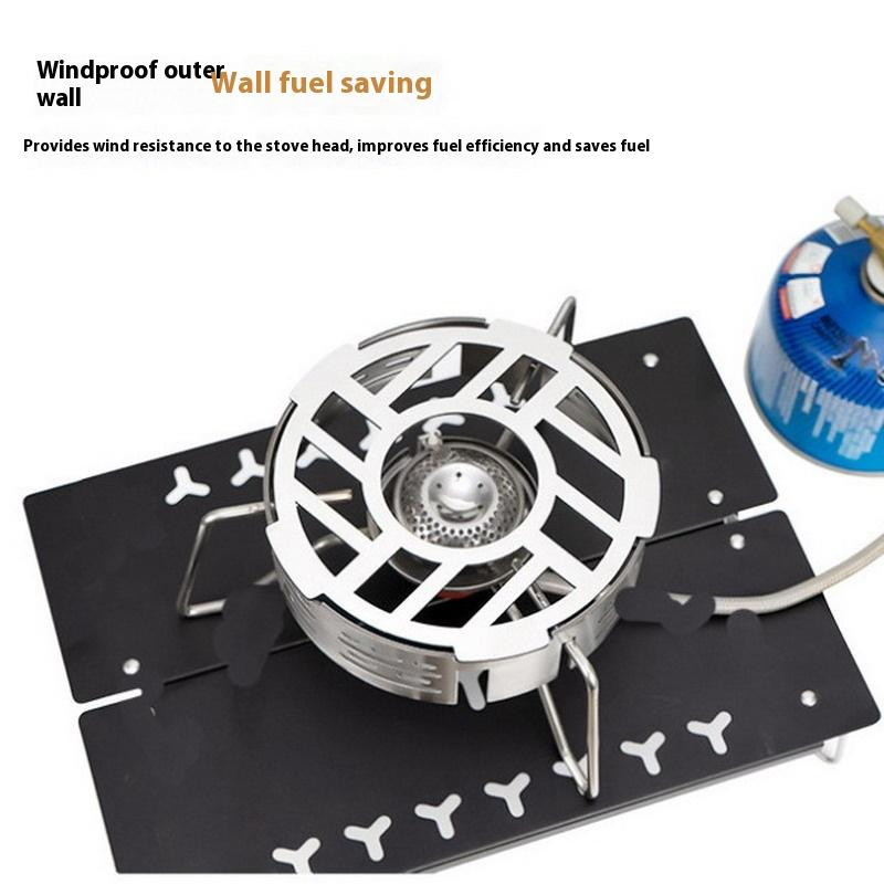S/L Stainless Steel Gas Picnic Cookers Outdoor Wind Deflectors Stove Windshield Mini Wind Shield Cam