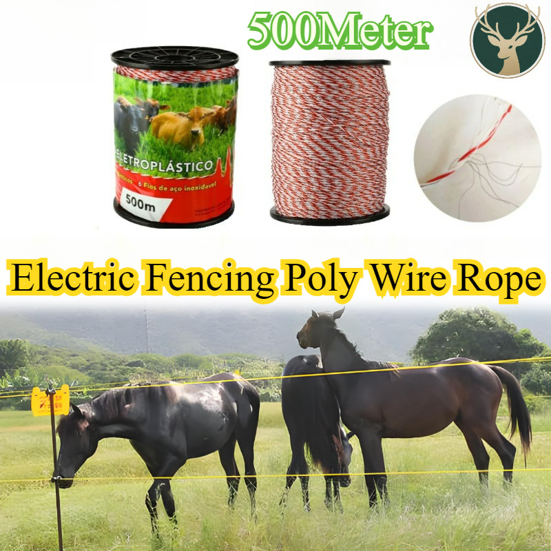 500 Meter/Roll Kawat Pagar Listrik Polytwire Pagar/Kawat Pagar Listrik Polytwire/Kawat Pagar Listrik