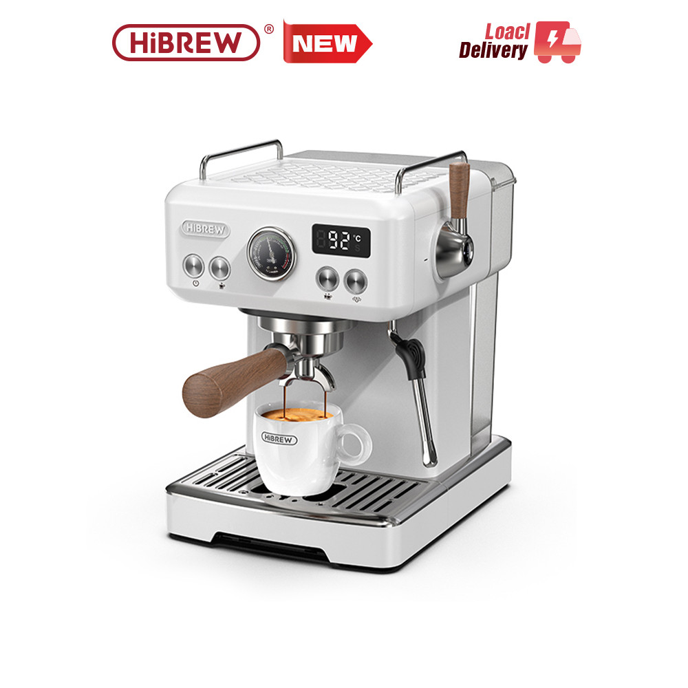HiBREW Semi Automatic Espresso Coffee Machine DIY Function 20Bar Pressure Temperature Adjustable For