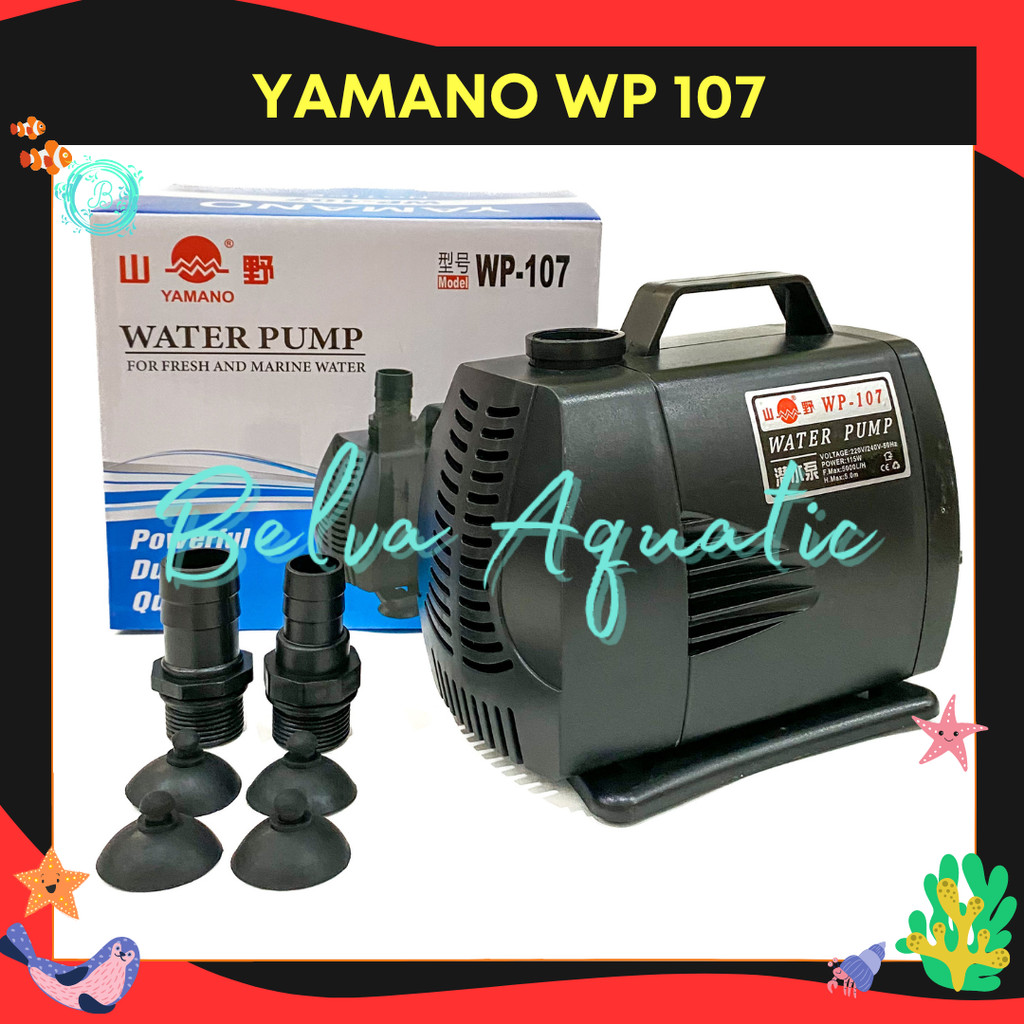 YAMANO WP 107 WP-107 Pompa Air Celup Pompa Kolam Aquarium Hidroponik