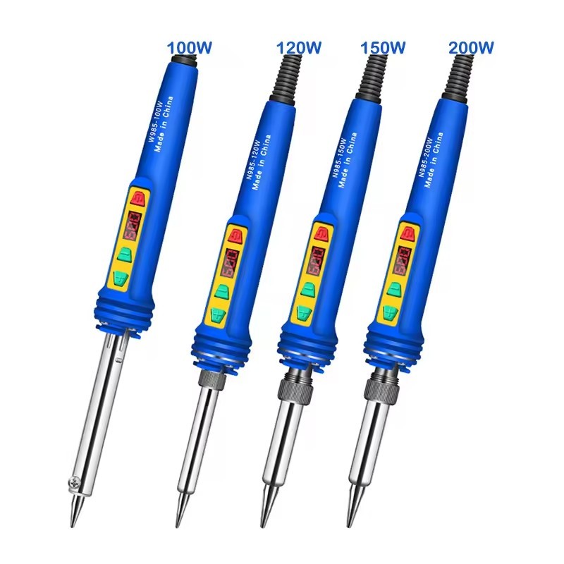High power 100-200W adjustable temperature digital display soldering iron, high-temperature solderin