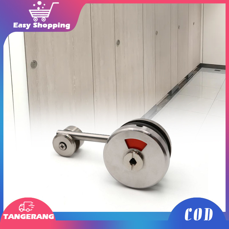 Kunci Toilet With Grendel Indikator Kunci Indikator Pintu Kaca Kamar Mandi Cubicle Toilet Indicator 