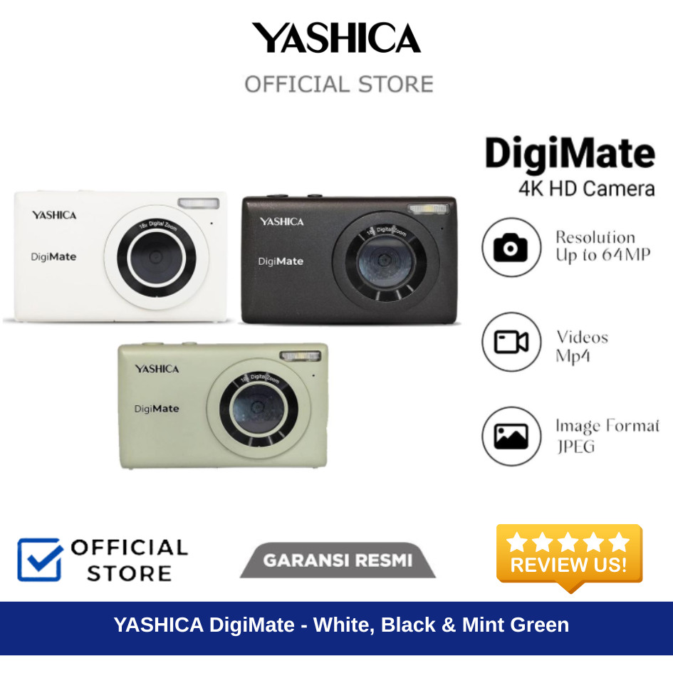 Yashica DigiMate Compact Digital Camera - Kamera Digital Yashica Digi Mate
