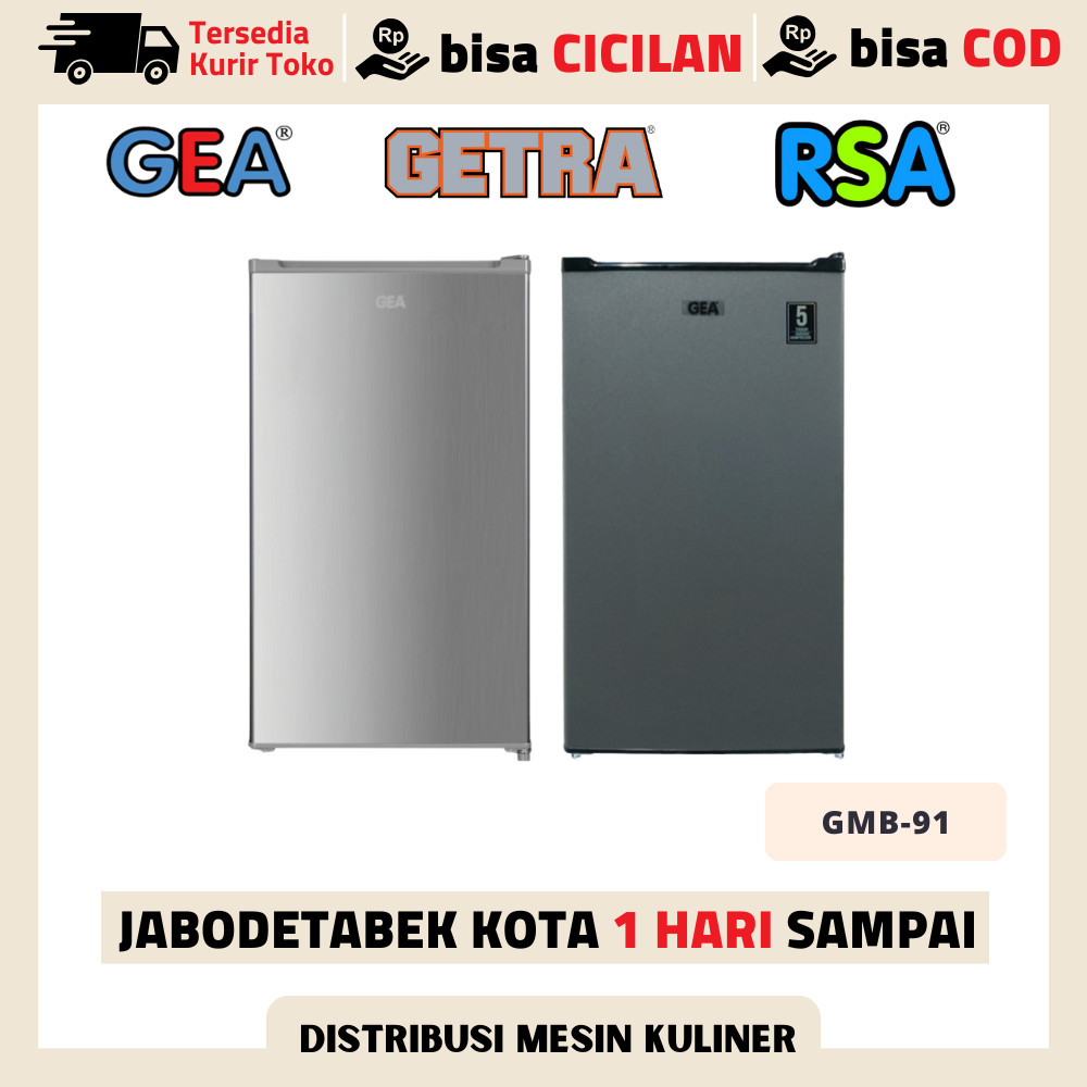 GEA GMB 91 GMB-91 KULKAS MINI BAR 1 PINTU KULKAS MINUMAN MINI