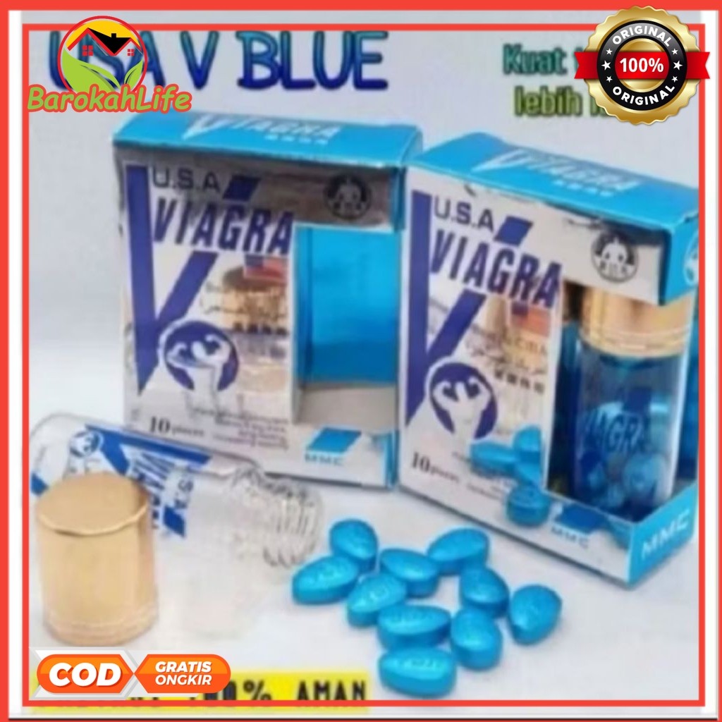Vagra Vigra Viagra original usa VIAGRA MMC BLUE -obat kuat pria meningkatkan stamina & vitalitas 100