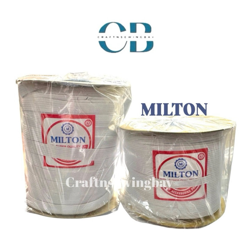 Tali Karet Elastis Putih Milton 1 Roll