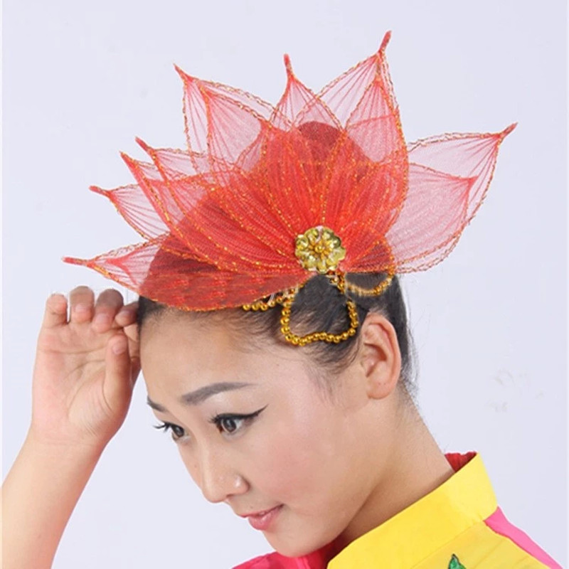 Cocok untuk Square  Dance  Yangko Tari Tradisional Aksesoris Tari Chinese