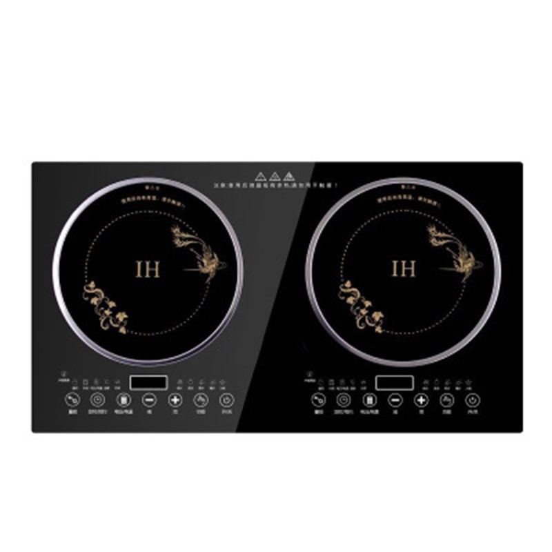Double induction cooker 2200W induction cooker household high-power electric ceramic cooker embedded