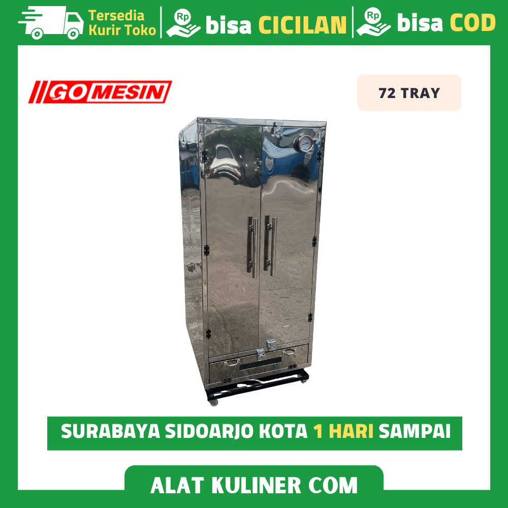 Mesin Pengering Ompreng 72 Tray - sudah termasuk peti kayu