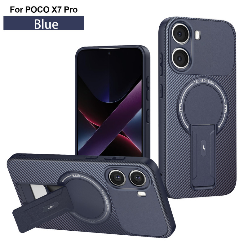 Magnetik Lipat Stand Armor Case Untuk Xiaomi 14T 14T Pro Poco F7 Pro F7 Ultra X7 Pro M6 Pro X6 C65 C