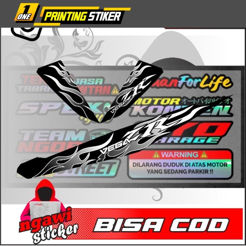 STRIPING  Vega ZR terbaru custom
