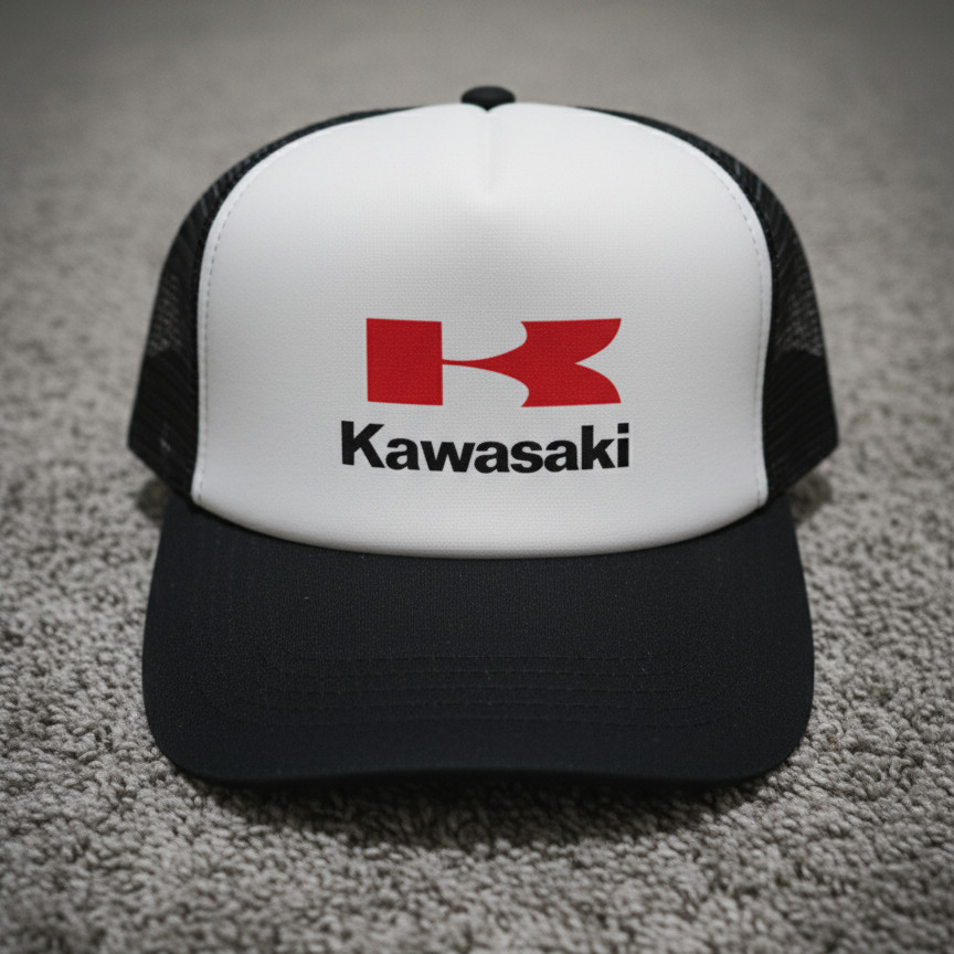 Topi Jaring Baseball Sporty Otomotif | Topi Dewasa | Topi Logo Otomotif