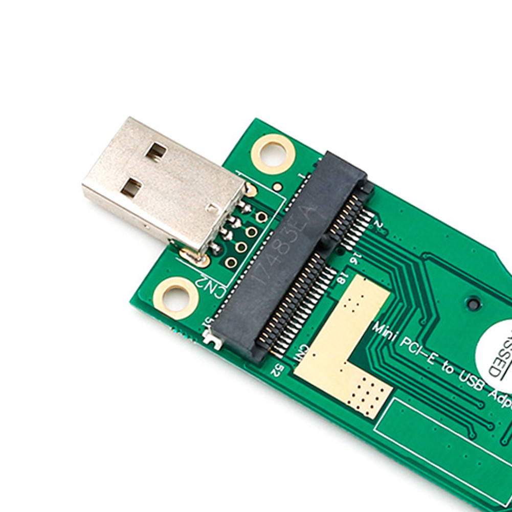 Mini PCI-E to USB Adapter with SIM 8Pin Card Slot for WWAN/LTE Module