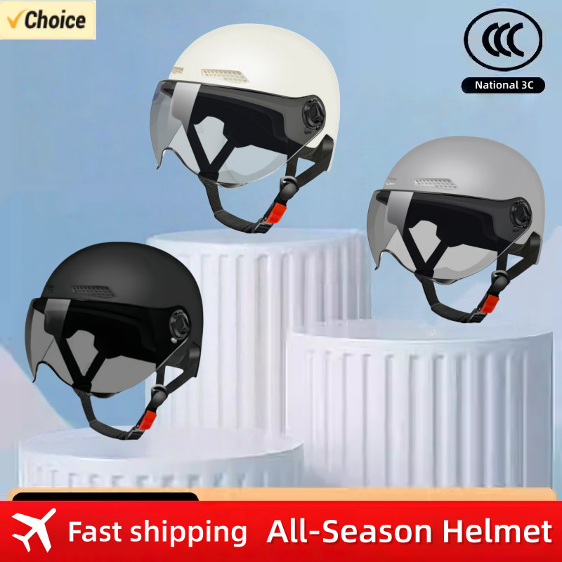 Motorcycle helmet men classic retro scooter vintage half helmet ultra light bike bike motorcycle mot