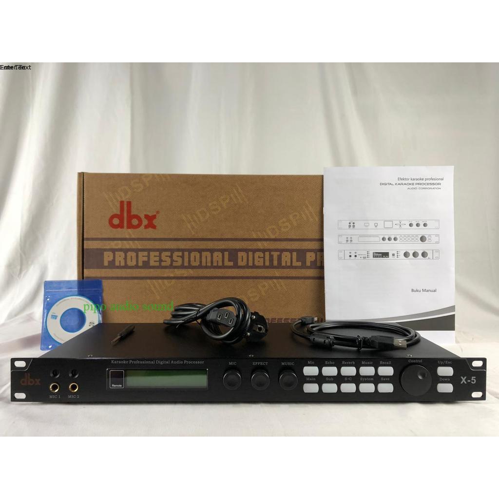 PROCESSOR KARAOKE DBX X-5 PROFESSIONAL DIGITAL PROCESSOR DBX X5