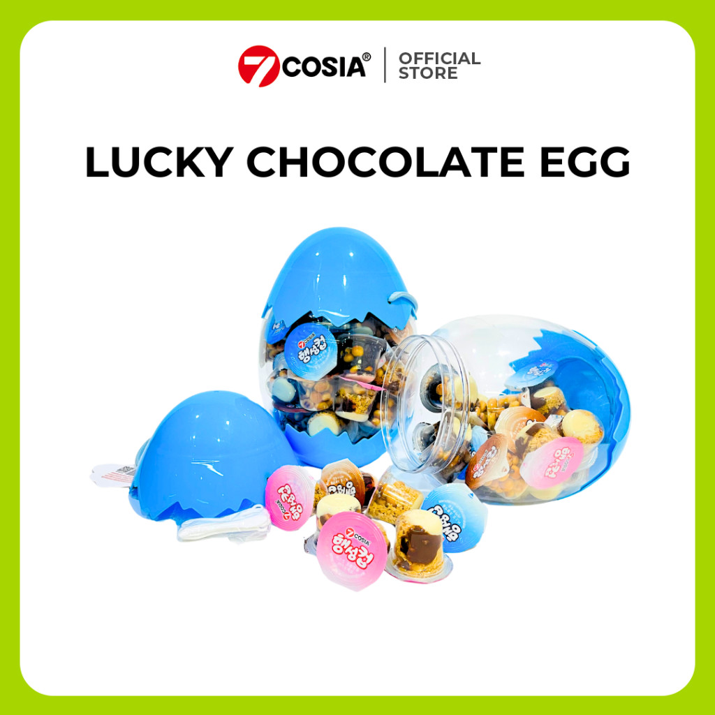 [BEST SELLER] READY STOCK - 7COSIA LUCKY CHOCOLATE MIX FLAVOR | EGG PACK, CHOCOLATE SNACK, MIX FLAVO