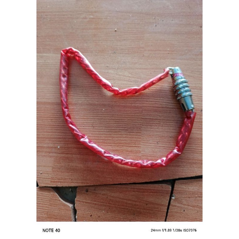 kunci sepeda jadul model angka seperti brankas nos