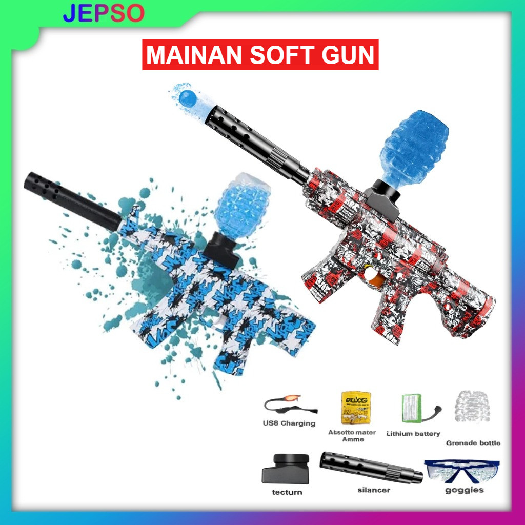 Mainan pistol Gel Ball / Mainan Water Gel Tembakan / mainan soft gun tembak pistol / pistol jelly / 