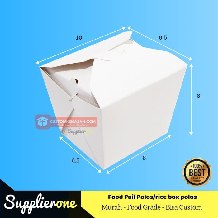 Food Pail isi 50 / Foodpail / Food Pail Box / Kemasan Rice Box / Dus Box Rice