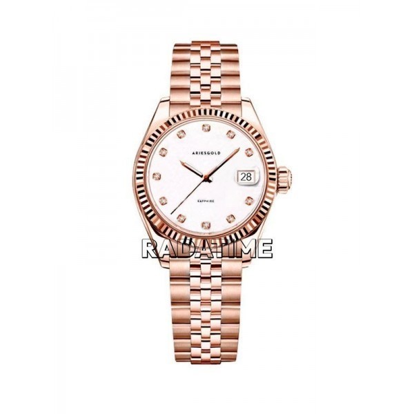 Jam Tangan Wanita Aries Gold B-1069R-RG-MP Heritage Free Bezel 100% Original