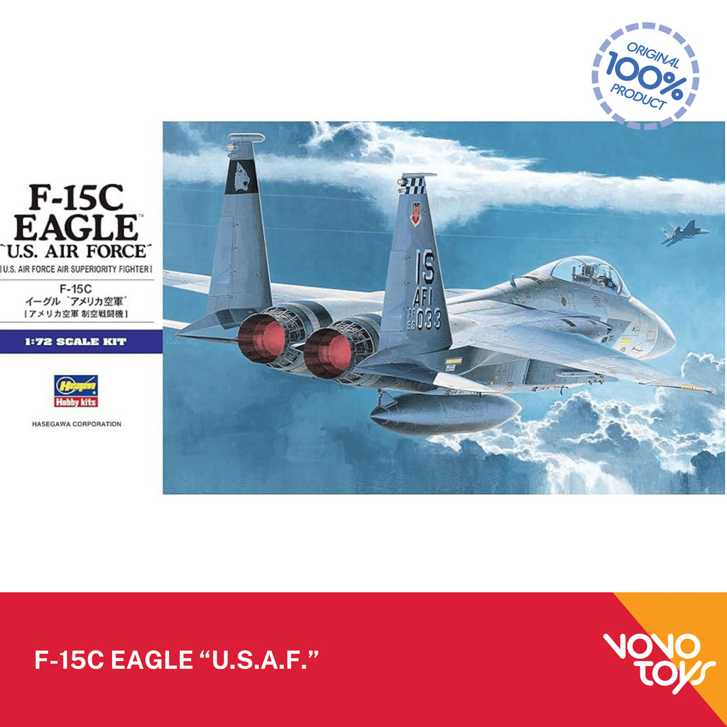 Hasegawa Model Kit 1/72 F-15C Eagle "U.S.A.F."