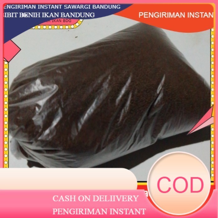 Pakan ikan ukuran 1MM 500 Gram - pakan ikan lele , nila , patin , bawal , ikan mas , gurame , ikan h