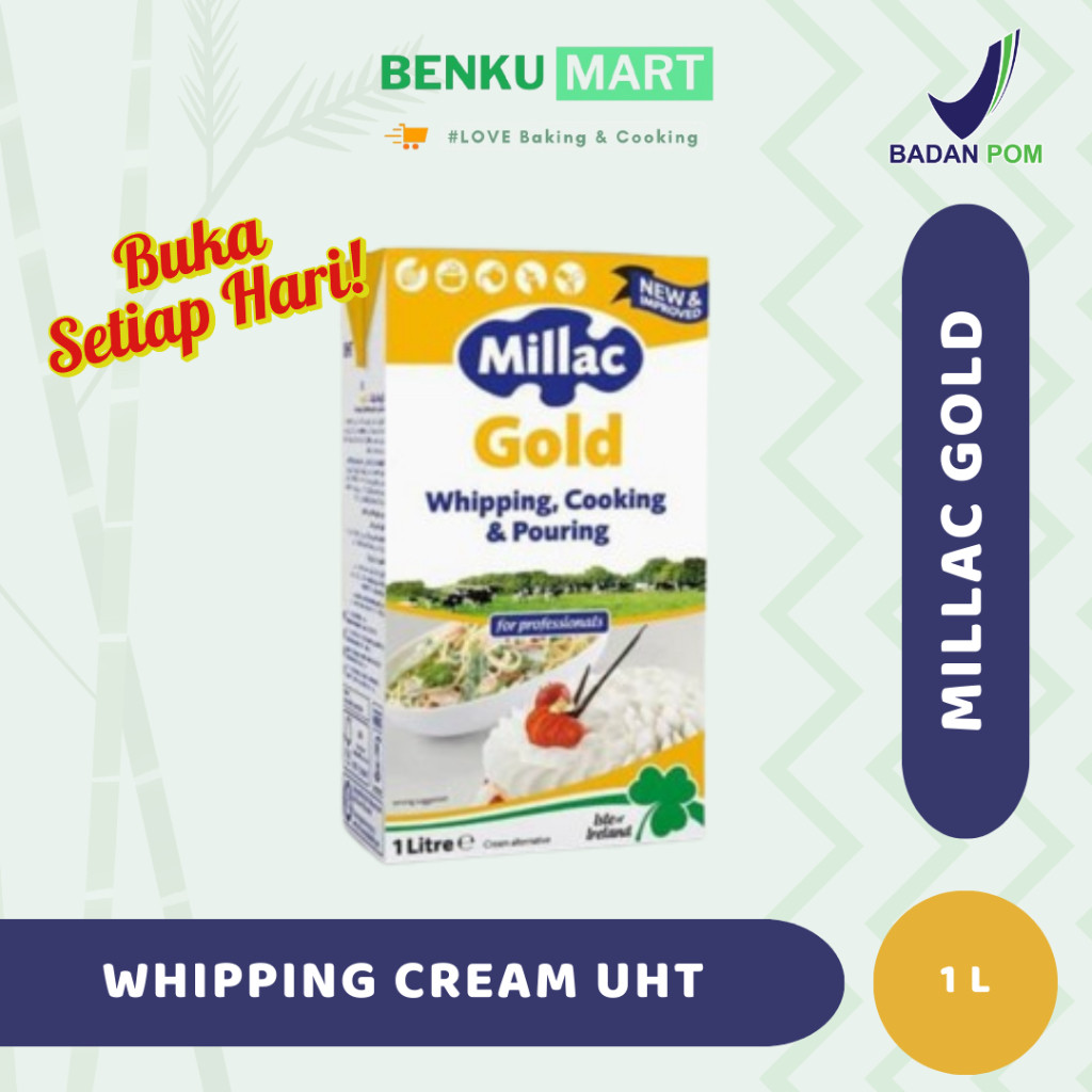 Whipping Cream Gold Millac | Whipping Cooking Pouring