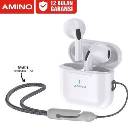 Amino Mini Keyboard Nirkabel Bluetooth Slim untuk Android iOS