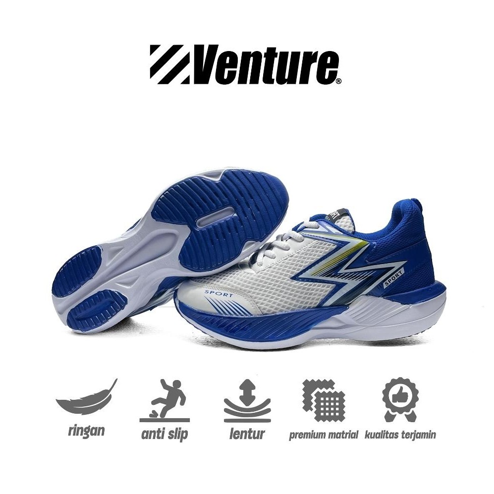 Grade Ori Venture - Rex V2 Sepatu Running Original Sepatu Joging Pria Wanita Sepatu Olahraga