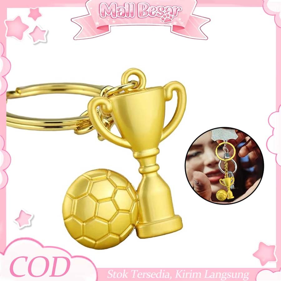 Gantungan Kunci Keychain Trofi Mini Mini Trophy 3D Piala UCL La Liga Untuk Souvenir Dan Aksesoris Ta