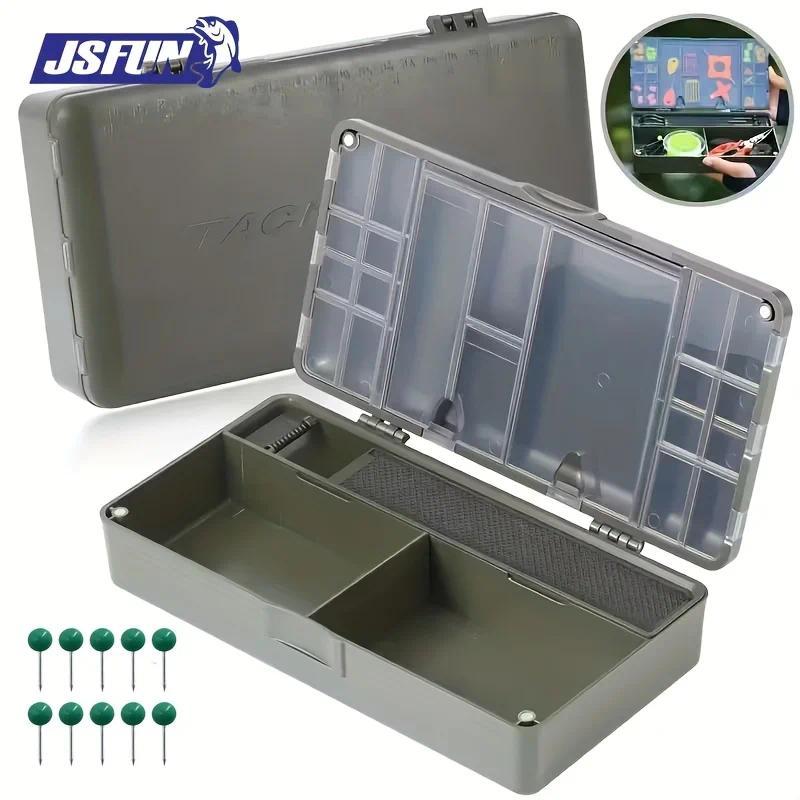 Carp Fishing Box Portable Multipurpose Fishing Gear Box Compartments Fishing Box Fishing Equipment A