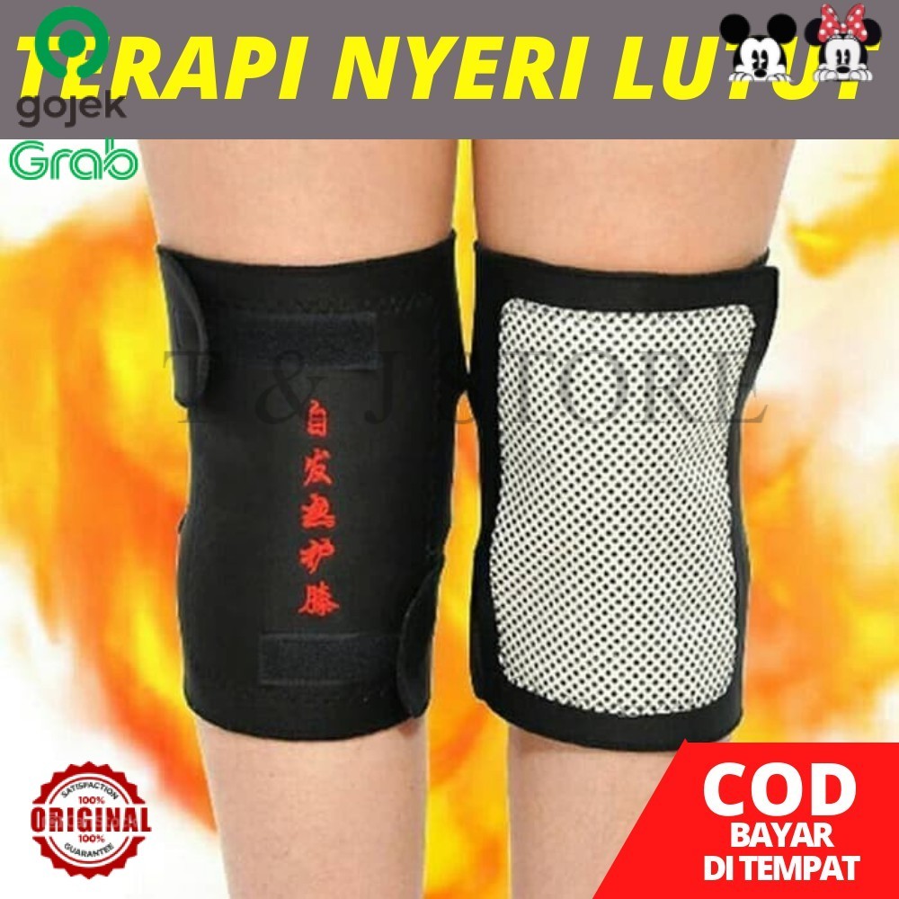 Deker Lutut Alat Terapi Lutut Magnetik Terapi Sendi Pemanas Nyeri Lutut Dengkul Kaki ORIGINAL TJ