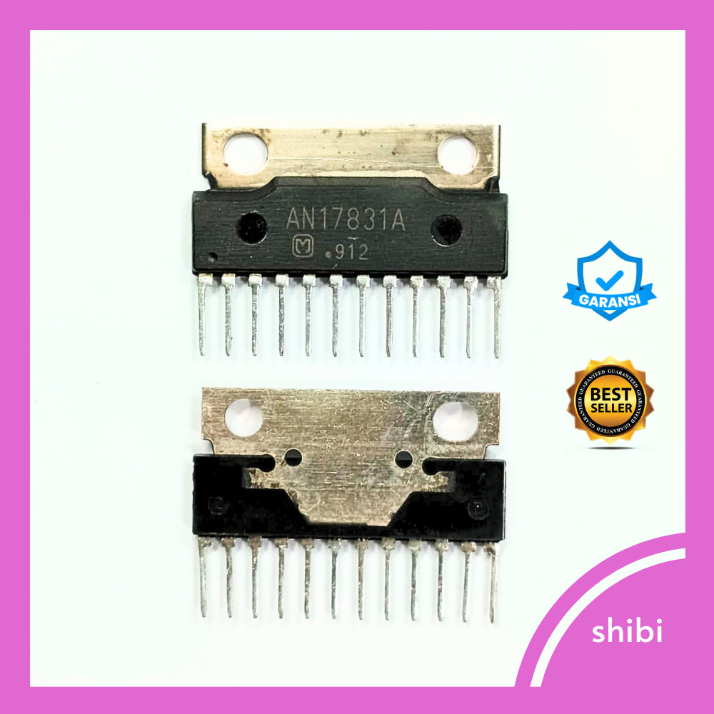 AN17831A GARANSI IC AN 17831A BARU IC AMP CLASS AB STEREO 44W 12SIL
