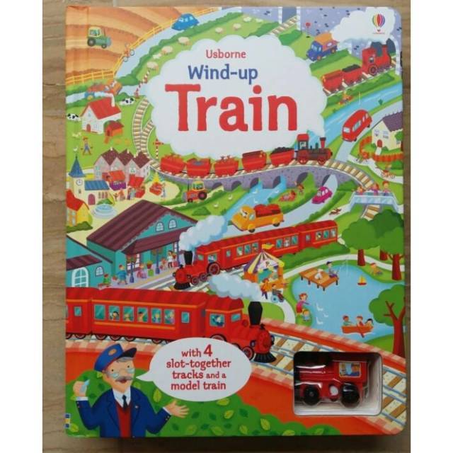 Usborne Wind-up Train (with slot-together tracks)     Berkualitas