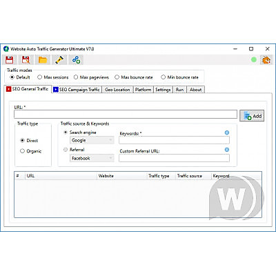 Website Auto Traffic Generator Ultimate - Software Aplikasi Website