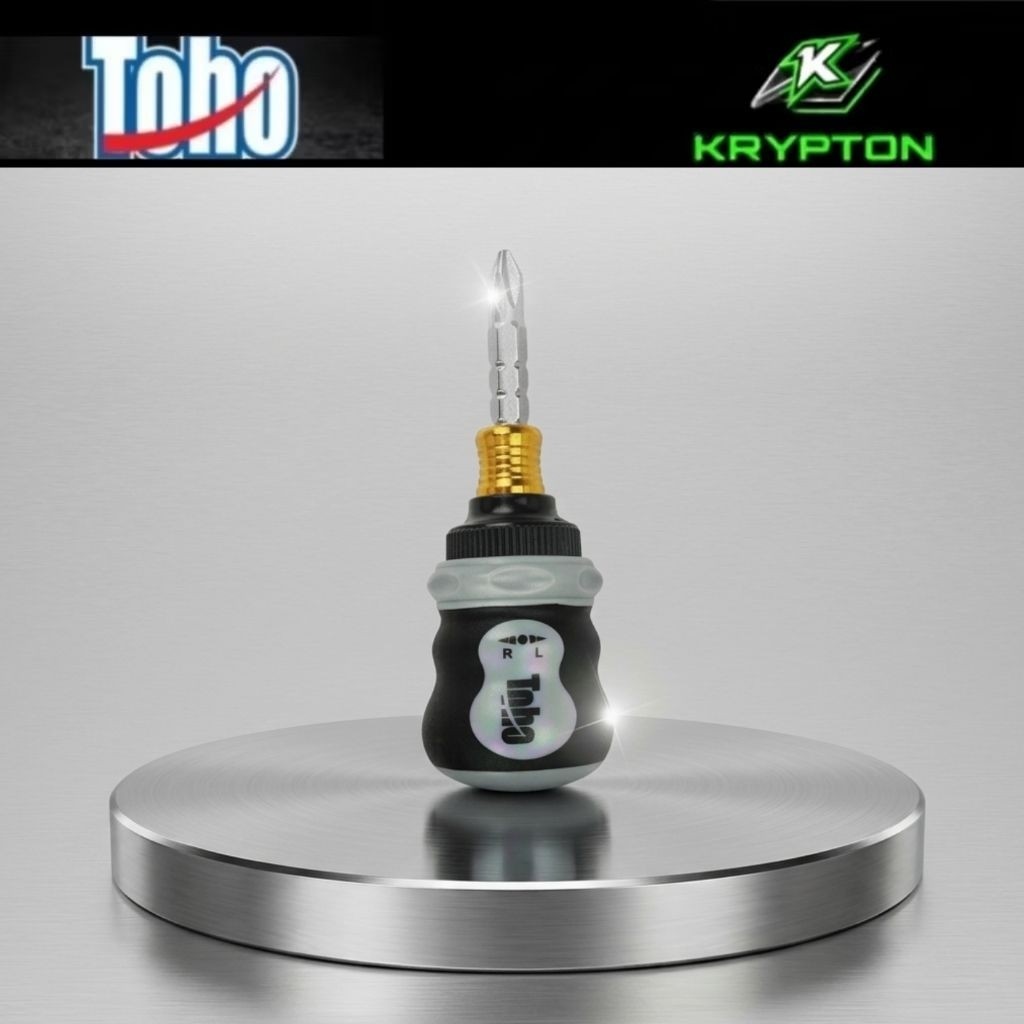 Toho Obeng cebol / stubby 2way (+) (-) 38mm kayla tools