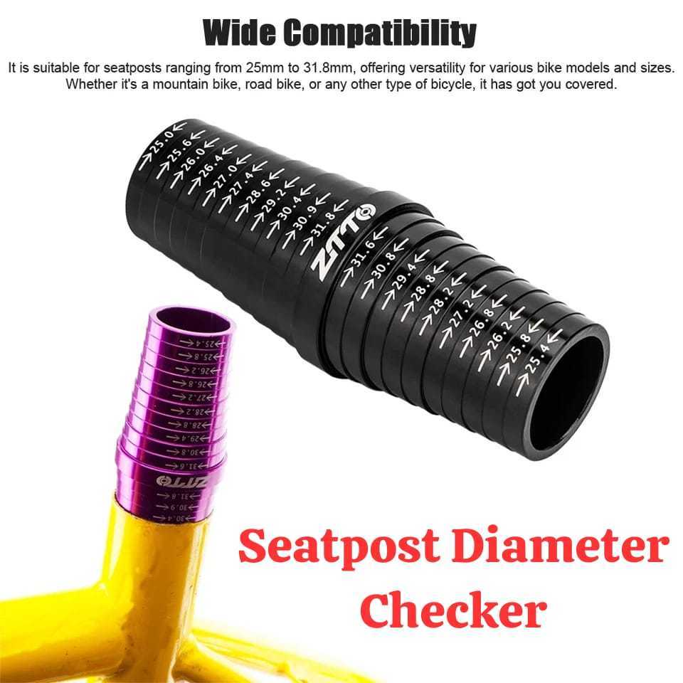 Foto Ztto Alat Ukur Diameter Seatpost Checker Measuring Tool Seatpost Tiang Sepeda