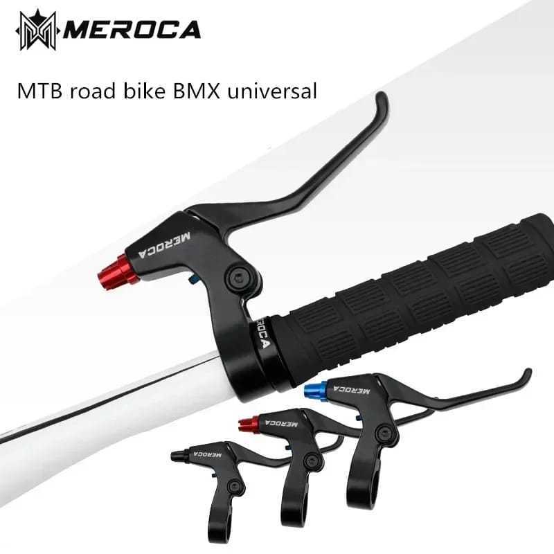 Foto Meroca Handle Handel Rem Mekanik Brake Lever Sepeda Alumunium Alloy MTB BMX