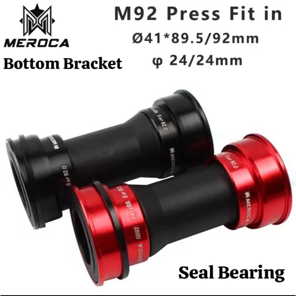 Foto Meroca M92 BB Pressfit Bottom Bracket Sealed Bearing 92 41mm Press fit BB92 BB90 BB86 HT2 Alloy