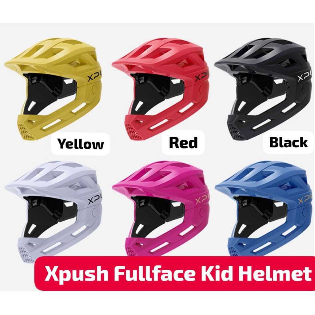Foto Xpush Helm Sepeda Anak Fullface Kids Modullar 2 in 1 Helmet Full Face Pushbike BMX Downhill