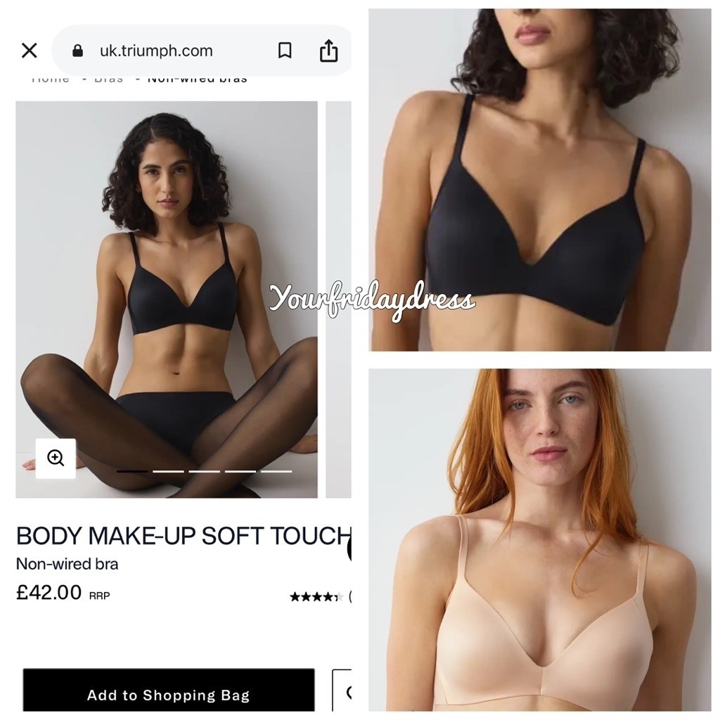 Contour T-shirt Bra by International Brand BH tanpa kawat busa normal sisa export pakaian dalam wani