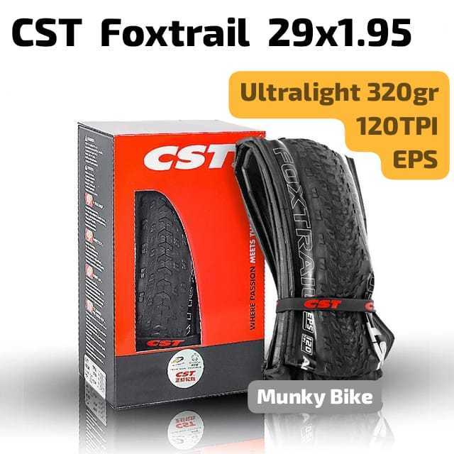 Foto Ban Luar CST Foxtrail 29 x 1.95 Ultralight Kevlar 120 TPI EPS Premium Tire Foldable Sepeda XC race