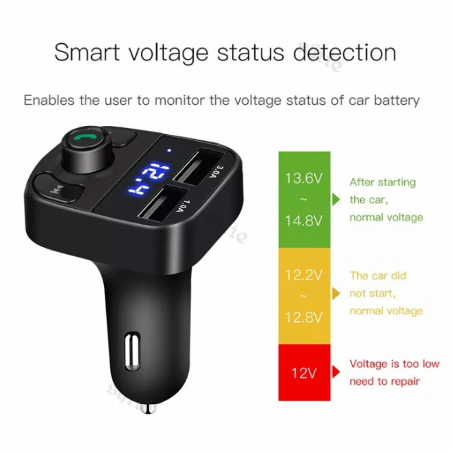 Charger Mobil Bluetooth & FM Transmitter CARG7