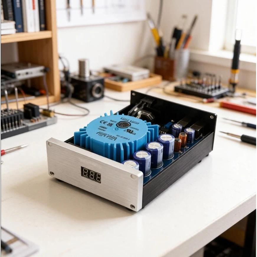 25W Ultra Low Noise DC Linear Regulated Power Supply 524V Adjustable, High Precision for Auo DAC, NA