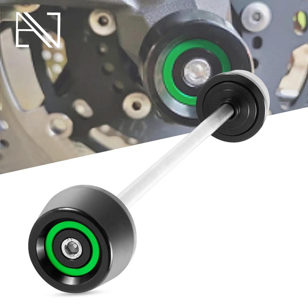 For Kawasaki NinjaH2 NinjaH2R Ninja H2 H2R ZH2 Z H2 Motorcycle Front Axle Slider Wheel Crash Pads Pr