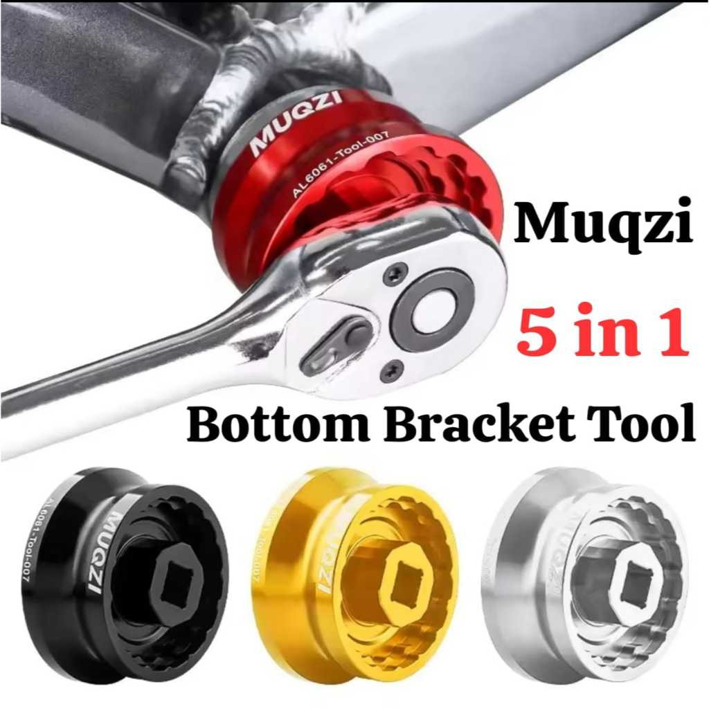 Foto Muqzi Kunci BB Hollowtech HT2 Bottom Bracket 5 in 1 FSA 386 DUB BB9100 Alloy ALumunium Sepeda