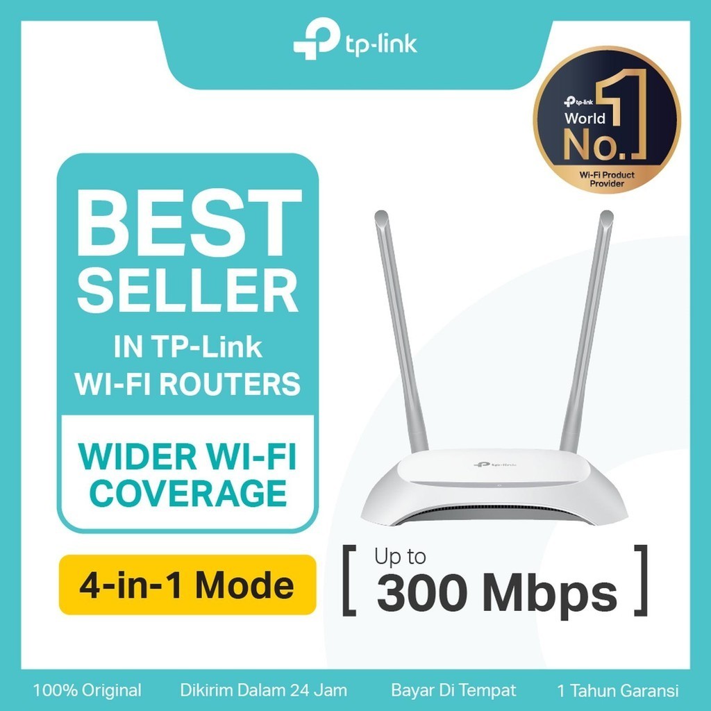 TPLink TL-WR840N TL-WR820N TL-WR844N MW302R Router Wireless 300Mbps 2 Antena TL WR840N WR840 WR820N 