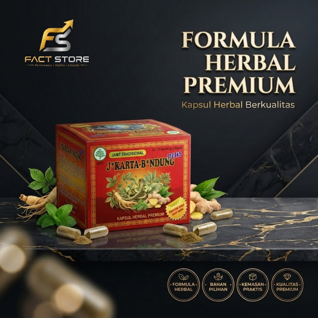 Premium Herbal Formula (JAKBAN) – Kemasan 10 Sachet (20 Kapsul)