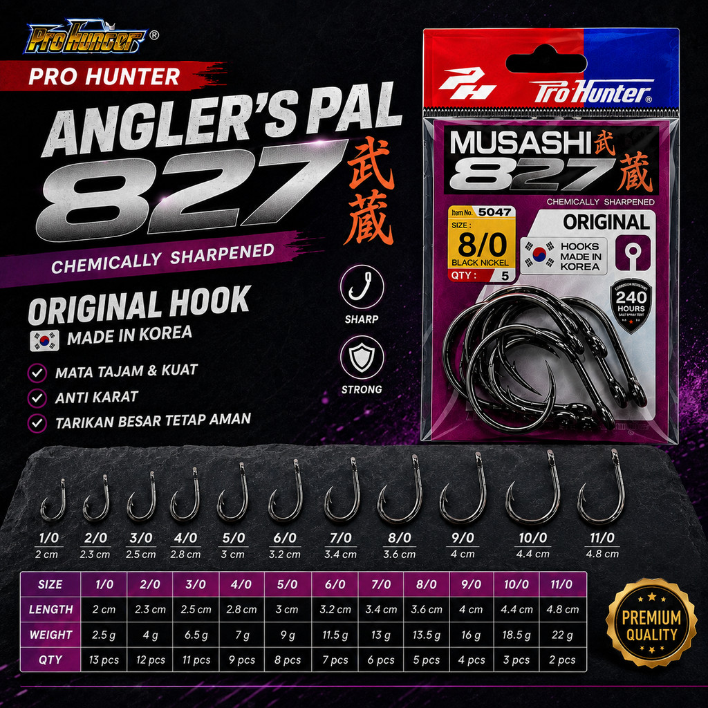 MATA KAIL ANGLERS PAL PRO HUNTER 827 BN